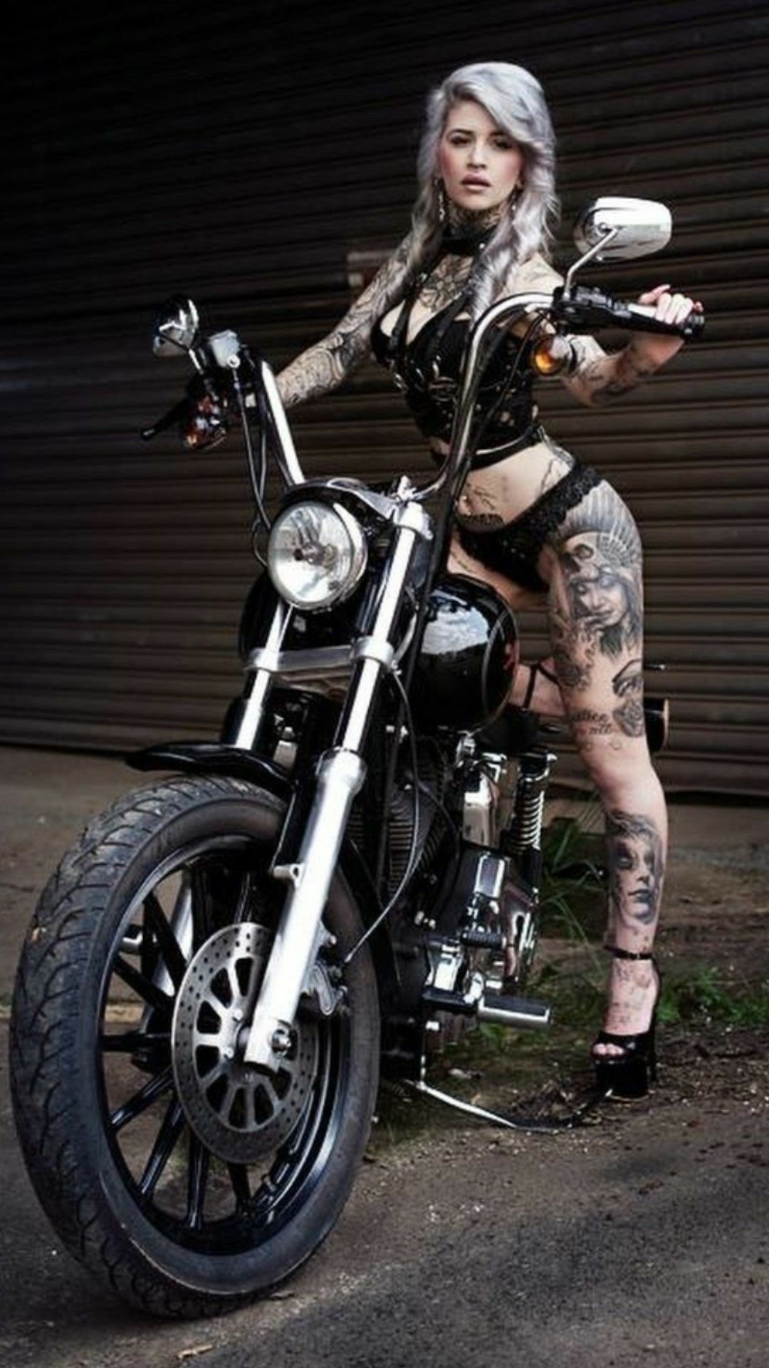 Beautiful girls and bikes in Male