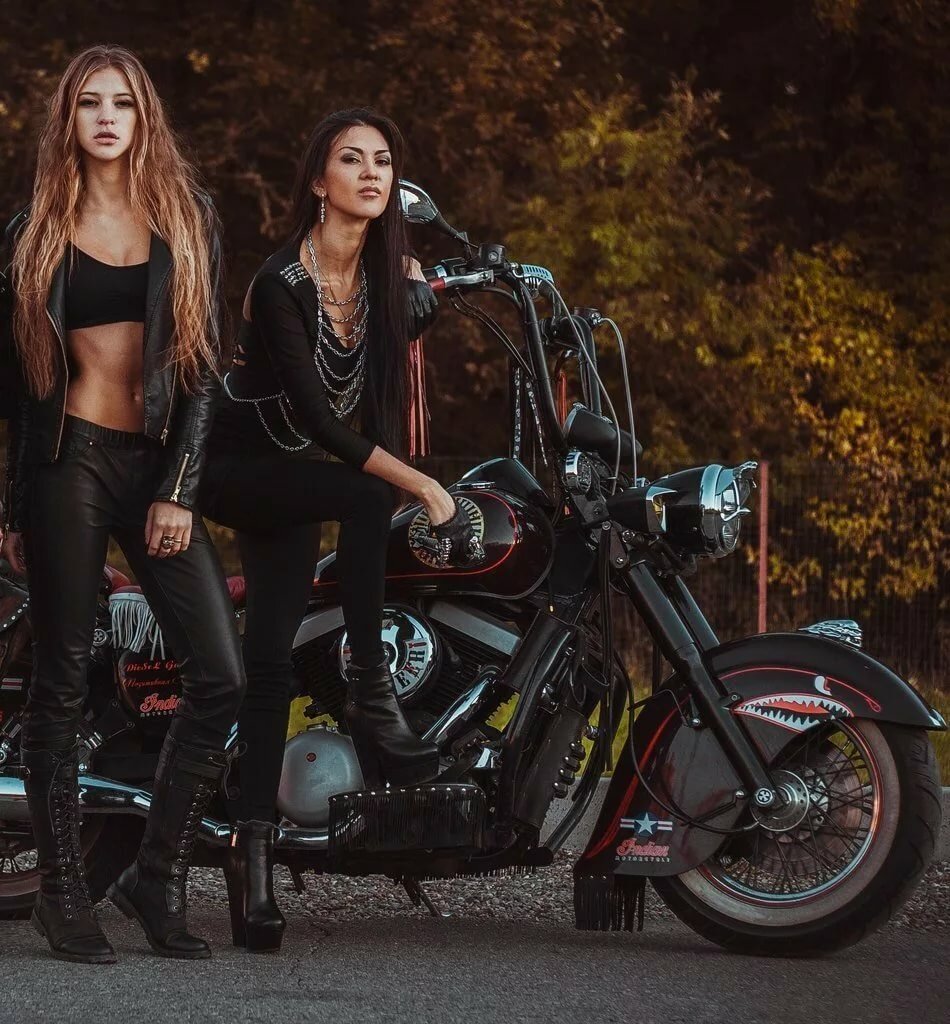 Beautiful girls and bikes in Male