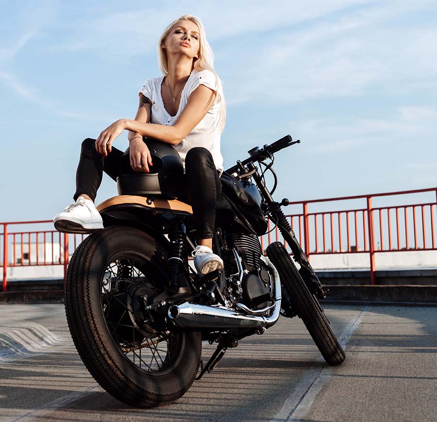 Beautiful girls and bikes in Male